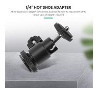 Katnetoly Camera A Vite, 21 PZ 1/4-3/8 Pollice Converter Filettati Hot Shoe Adattatore per Montaggio Telecamera Sferica Head Set Camera/Treppiede/Monopiede/Basamento