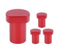 Katnetoly Cane da Banco per La Lavorazione Legno 4 Pezzi, Piolo Banco da nel Lega di Alluminio, Pialla un T, Arresto di Posizionamento, Spina per Piallatura per Foro per Cani (20 Mm)