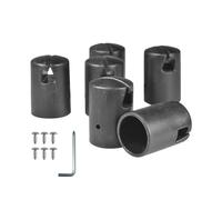 Katnetoly Cappucci per Trampolino per Della Rete Cappucci per Trampolino, Neri per Esterno In Lamiera di Acciaio