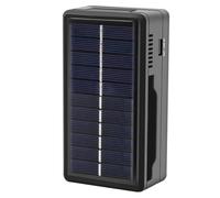 Katnetoly Caricabatterie 18650 Portabatterie Intelligente Multifunzionale Solare di Tipo C per Batterie al Litio 18650