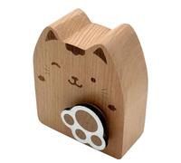 Katnetoly Carillon A Carica con Meccanismo A Carica di Gatto in Legno, Movimento Musicale, per Regali di Compleanno, 1 Pezzo
