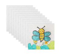 Katnetoly Carta con Texture In Schiuma Magica, Carta di Cellulosa Bianca con Texture In Schiuma, Carta da Disegno per DIY, Forniture per Bambini e