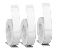 Katnetoly Carta di Etichetta Bianca per D110 D101 Etichetta 3rolls Bianco 12x40mm Impermeabile, Sostituzione del Nastro Autoadesivo, Facile da Usare