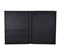 Katnetoly Cartella nel Pelle A4 Scrittura Appunti Lavagna per Appunti Conferenza Documento Organizzatore Cartelle File Riprendi Carta per Archiviazione Clip per Firma