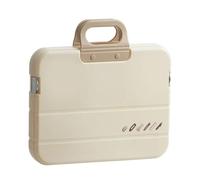 Katnetoly Cartella Portadocumenti In Plastica A4 con Maniglia di Blocco, Portatile, Impermeabile, per Documenti Multiuso, Borsa Portadocumenti B