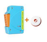 Katnetoly Cassetta per La Pulizia della Fibra Ottica + Nucleo di Pulizia Scatola per La Pulizia della Superficie Terminale della Fibra Pigtail Cleaner per SC/FC//LC Strumento di Pulizia B