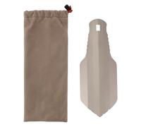 Katnetoly Cazzuola per Vasino Ultraleggera nel Titanio Puro Pala Compatta per Cacca da Esterno/Cazzuola Multi Strumento per L'Escursionismo, Il e La Sopravvivenza