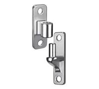 Katnetoly Cerniere per Cancelli da Montare A Parete per Cancelli Agricoli, Parti di Recinzione A Maglie di Catena Saldatura Monoblocco per Esterni con Perno di Cerniera da 5/8