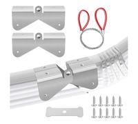 Katnetoly Cerniere per Grondaie, 1 Paio/2 Pezzi di Cerniere di Estensione per Grondaie, Cerniere di Estensione per Grondaie, per Grondaie Rettangolari Quadrate