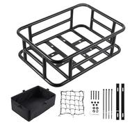 Katnetoly Cesto Posteriore per Bici Elettriche, Spaziosa Borsa Portapacchi per Bici da Installare Anteriormente e Posteriormente, per attività all'Aria Aperta