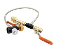 Katnetoly CGA-320 Adattatore di Ricarica per Bombola di CO2 Connettore per Tubo Flessibile per di Soda Serbatoio di Carbonatore per Scambio di CO2 per il Riempimento di Bottiglie di Soda Blu