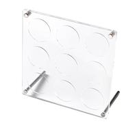 Katnetoly Challenge-Coins Espositore da Collezione In Acrilico Trasparente Sigillato Antipolvere, Cornici per Collezionisti di Monete, Regalo per Veterani, C