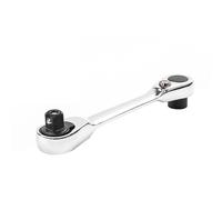 Katnetoly Chiave A Cricchetto Mini da 1/4 di Pollice, Chiave A Cricchetto con Attacco A 72 Denti, Chiave Esagonale, Impugnatura con Blocco, Sgancio Rapido