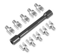 Katnetoly Chiave per Attrezzi da Moto da, Chiave di Regolazione per Raggi, Regolatore per Raggi, Chiave per Scatola Portaoggetti per Moto, Chiave per Cavi Pneumatici