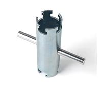 Katnetoly Chiave per Setacci da Bagno Chiave per Smontaggio del Bagno Utensili Manuali Manutenzione del Setaccio del Cestino Chiave per Setaccio