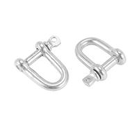 Katnetoly Chiocciola a D in acciaio 304 D Style Shackle 4mm per il montaggio di un pacchetto da 2