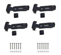 Katnetoly Chiusura A T Flessibile In Gomma Resistente da 4 Pezzi per Vano Portaoggetti, Strumento di Chiusura In Gomma di Bloccaggio(S)