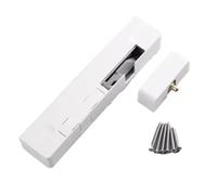 Katnetoly Chiusura Automatica Migliorata per Casa, Chiusura Automatica Retrattile Automatica Fermo di Chiusura Automatica Bianco A Sinistra