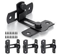 Katnetoly Chiusura per Cancello di Sicurezza del Fienile Ribaltabile A 90 Gradi Proteggi la Privacy per la Serratura Antica Della Porta Scorrevole del Fienile