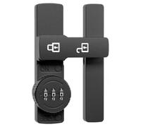 Katnetoly Chiusura per Porta del Fienile da 180 Gradi Fluorescente Proteggi la Tua Casa Installa Facilmente Ingresso Chiave In Lega di Nero Opaco Installazione Semplice