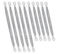 Katnetoly Cinghie di Terra Universali per Autoveicoli da 10 Pezzi, Kit Cinghie di Terra per Motore da 10/12 Pollici Cinghie di Terra In Rame Intrecciato