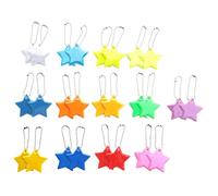 Katnetoly Ciondolo Riflettore di Sicurezza per Bambini 26 Pezzi, Riflettore di Sicurezza a per Borsa da Scuola, Ciclismo, Camminata,