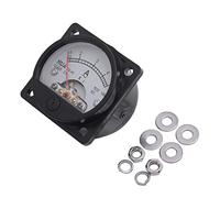 Katnetoly Class Misuratore Di Amperometro A Pannello Rotondo Analogico Ac 0-5A Da 2,5 Pollici Nero