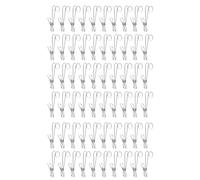 Katnetoly Clip A Coda Lunga In Metallo In Acciaio Inossidabile con Gancio, Clip Universale per Appendere Molletta da Bucato In Acciaio Inossidabile,