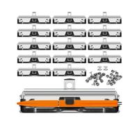 Katnetoly Clip da Appendere Montabili con Manici In Gomma e Fori per Appenderli - Compensato per Ufficio, Scuola, Casa