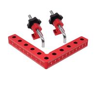 Katnetoly Clip di Fissaggio Ad Angolo Retto da 120 mm, Strumento di Serraggio per Pannello di Posizionamento Ausiliario A Forma di L da 90 Gradi