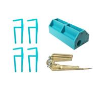 Katnetoly Clip di Fissaggio per Armadietto con Chiusura da 16-20 Mm, Specifica Multipla, Dispositivo per Marcatura su Legno, Multifunzionale, 1 Set