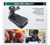 Katnetoly Clip per Borsa Supporto per per Action Cam HDR AS20 AS15 AS100V AS30V AZ1 AS200V -X1000V Accessori Aee