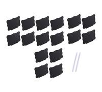 Katnetoly Clip per Etichette per Cestino nel Plastica da 16 Pezzi su Etichetta Rimovibile Clip per Etichette per Cestino per Dispensa da Cucina con 2 Pennarelli un Bianca