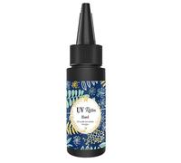 Katnetoly Colla in Resina UV Trasparente Polimerizzazione Ultravioletta Colla UV in Resina Epossidica Ad Asciugatura Rapida Strumenti per la Creazione di Gioielli Fai-da-Te Facile da Usare 25G