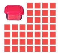 Katnetoly Colla per Pittura Argilla con Scatola Ricamo Fango per Perforazione Pittura 5D Accessori per Perforazione Punteggia Arte Fai da Te Rosso