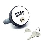 Katnetoly Combination Cabinet Anti-Lheft Password Porta del Cassetto Camma Lock 4 Logolo Rotondo Resettabile Digitale con Chiavi 20mm