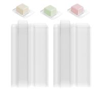 Katnetoly Confezione da 100 Cere per Investimenti in Plastica Modellata in A Conchiglia, Contenitore per Candele, per Realizzare Sapone Fai da Te, Facile da Usare