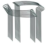 Katnetoly Confezione da 12 Picchetti di Supporto per Fiori da Giardino Ad Semicircolare, per Piante di Fiori di Pomodoro, Supporto per Bordi