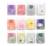 Katnetoly Confezione da 12 Profumata Scioglie La Quadrata, La Profumata Si Scioglie, La Soia Si Scioglie per Scaldabiberon, Set Regalo Quadrato di, per Bambini