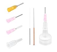 Katnetoly Confezione da 12 Tappi Applicatori di Precisione - Tappi Applicatori con Punta di Precisione per Flaconi di Acrilica da 2 Oz per Artigiani DIY