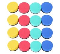 Katnetoly Confezione da 16 Mini Gomme da Cancellare A Secco Gomme da Cancellare Magnetiche per Lavagna Detergenti per Lavagna Gomme da Cancellare A Secco (4 Colori, 2 X 2 Pollici)