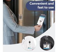 Katnetoly Confezione da 20 Bobine per Badge Porta Badge Identificativo Retrattile con Moschettone, Clip per Bobina per Badge Resistente e per Ufficio di