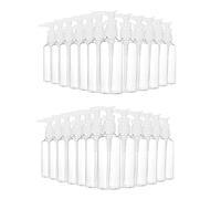 Katnetoly Confezione da 24 Flaconi da 3,4 Once/100 Ml con Erogatore di Lozioni A Pompa per Acqua, Olio da Massaggio, Shampoo