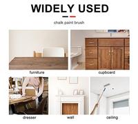 Katnetoly Confezione da 36 Pennelli da 1 Pollice (24 Mm) e Trucioli per Macchie di, Vernici, Vernici, Colle e