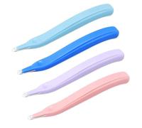 Katnetoly Confezione da 4 Strumenti Levapunti Magnetici, Levacucitrici Professionali Levapunti per Aula (4 Colori)