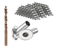 Katnetoly Confezione da 40 Manicotti Protettivi Smussati Ad Angolo, Protezione per In Legno, Ringhiera per Cavi per Scale, 3/16, 45 Gradi