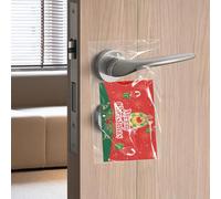 Katnetoly Confezione da 500 Sacchetti Appendiporta da 6 Pollici X 12 Pollici, Sacchetti Appendiporta Trasparenti per Proteggere Volantini, Brochure, Avvisi, Materiali Stampati