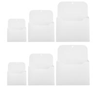 Katnetoly Confezione da 6 Portadocumenti Magnetico Formato Lettera Portacarta Magnetico Portariviste Portadocumenti da Parete Tasca Portaoggetti (S/M/L)