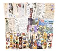 Katnetoly Confezione di Forniture per Album Vintage (200 Pezzi) per Diari Artistici, Pianificatori di Diari Spazzatura, di Carta DIY (C)