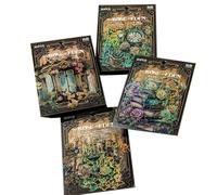 Katnetoly Confezione di Vintage da 80 Pezzi: Splendidi Fiori, Rose, Orologi, Davanzali, Libri, Candele - Forniture Artigianali DIY